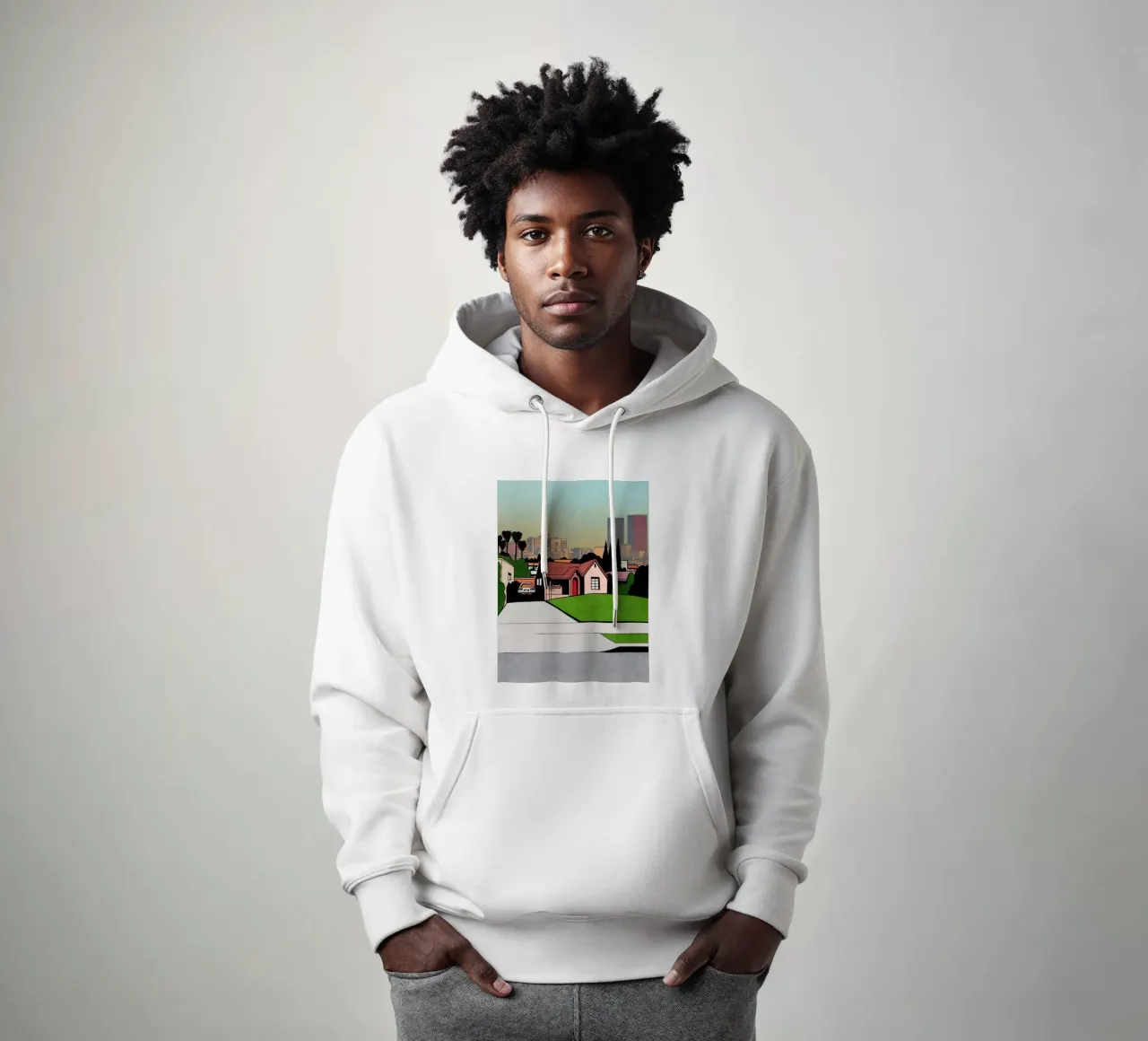 Ken Price Ondata di calore in città felpa con cappuccio da Marcobarshop