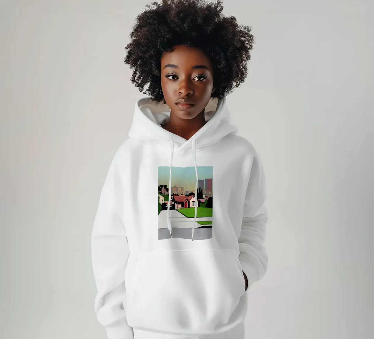 Ken Price Ondata di calore in città felpa con cappuccio da Marcobarshop