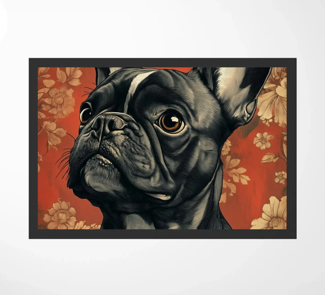 Cane bulldog francese zerbino da Justyna Jaszke JBJart