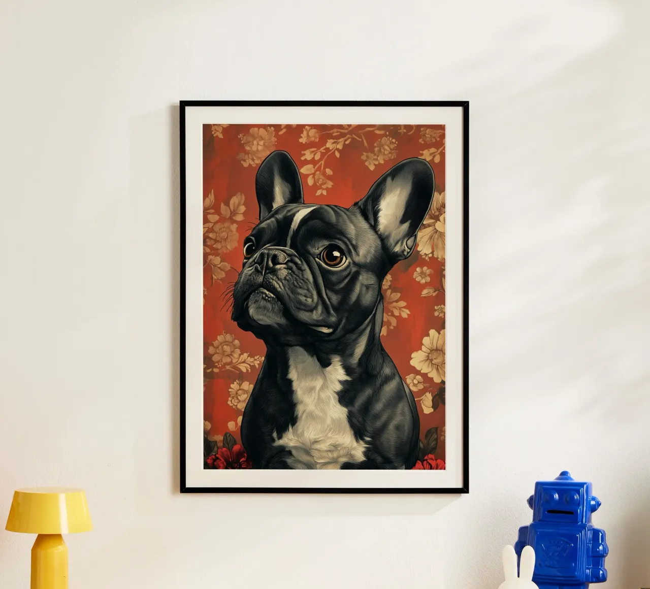 Cane bulldog francese carta hahnemühle da Justyna Jaszke JBJart