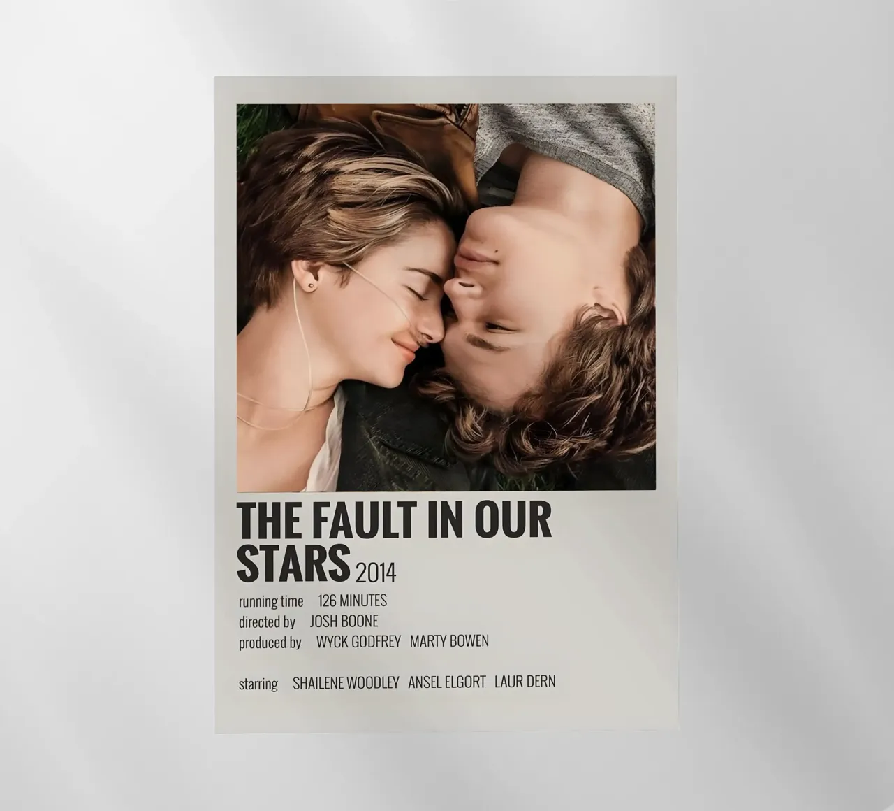 THE FAULT IN OUR STARS 2014 pellicola backlit da MVFminimalist