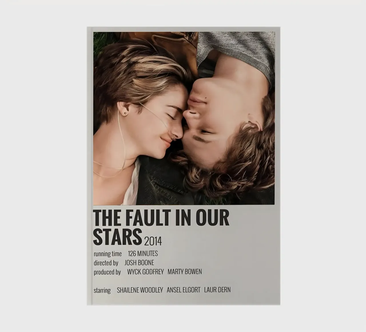THE FAULT IN OUR STARS 2014 notebook by MVFminimalist