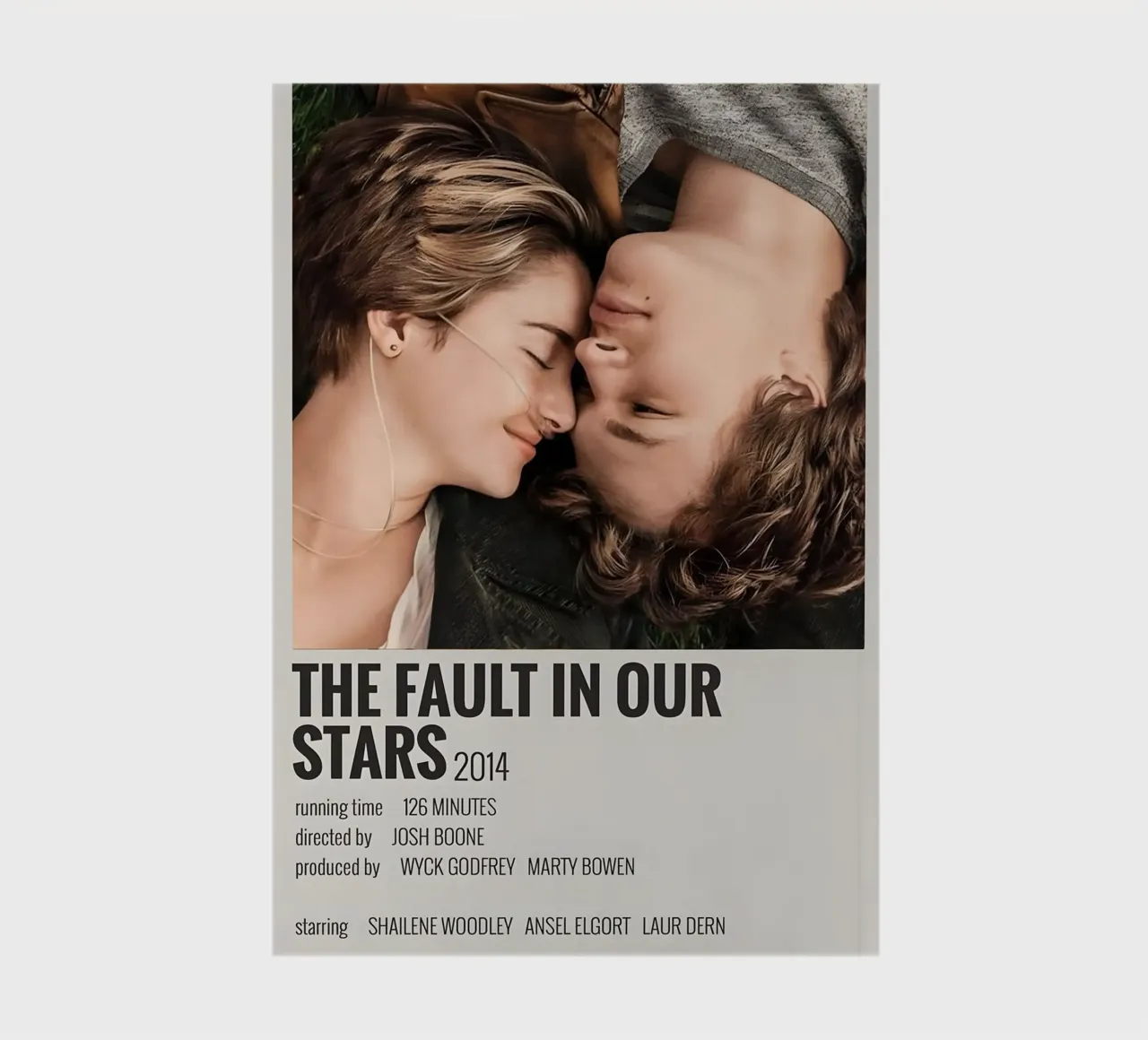 THE FAULT IN OUR STARS 2014 notebook by MVFminimalist