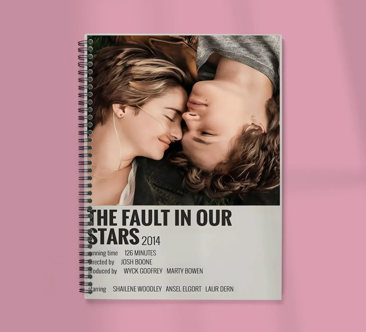 THE FAULT IN OUR STARS 2014 spiral notebook by MVFminimalist