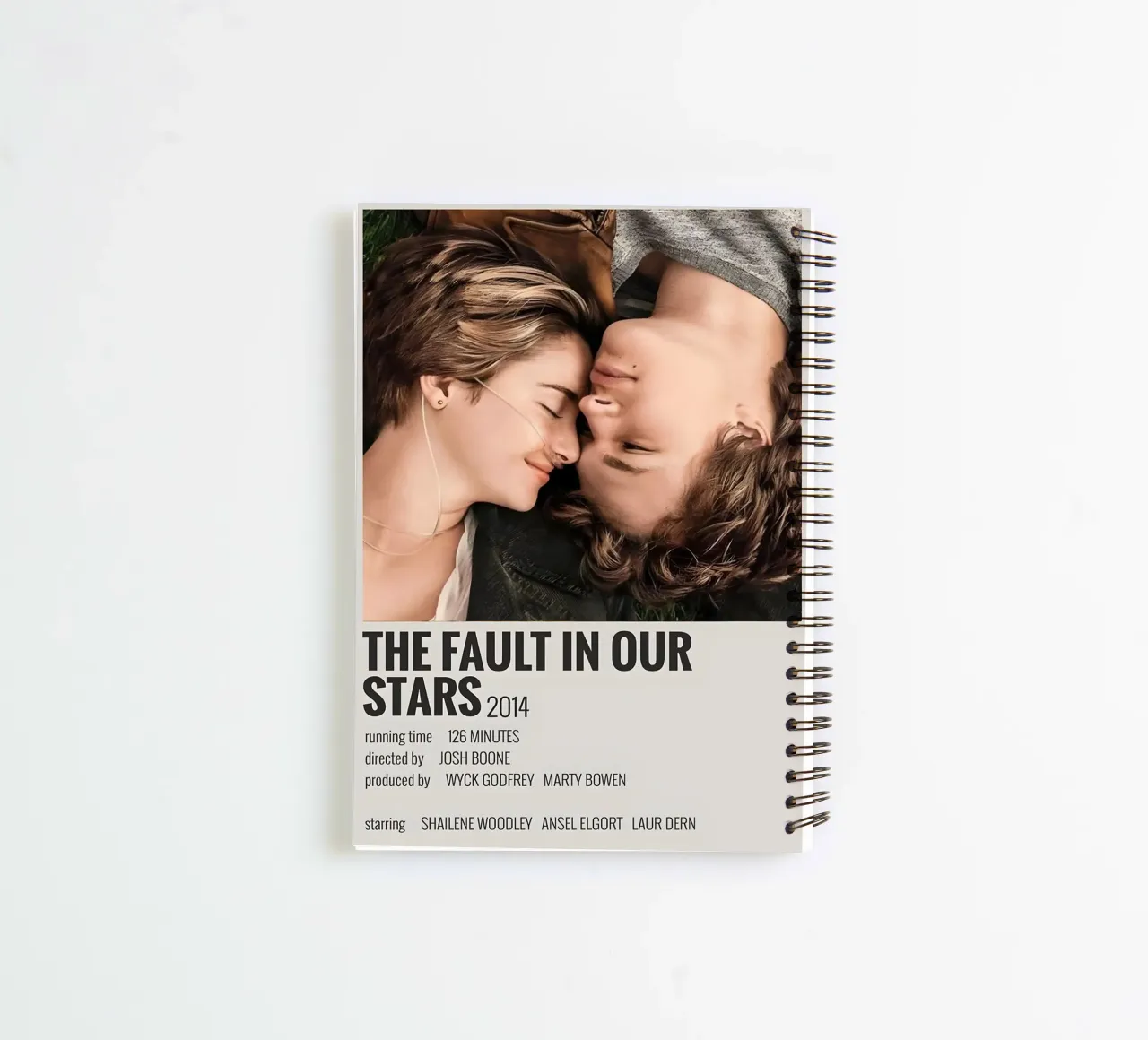 THE FAULT IN OUR STARS 2014 spiral notebook by MVFminimalist