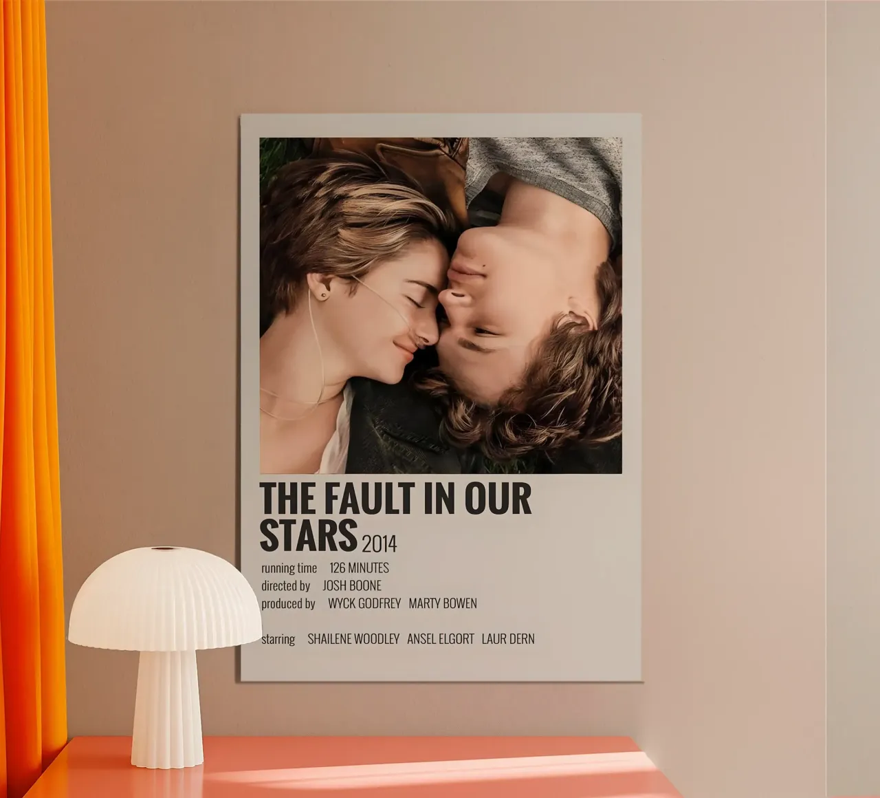 THE FAULT IN OUR STARS 2014 alluminio dibond da MVFminimalist