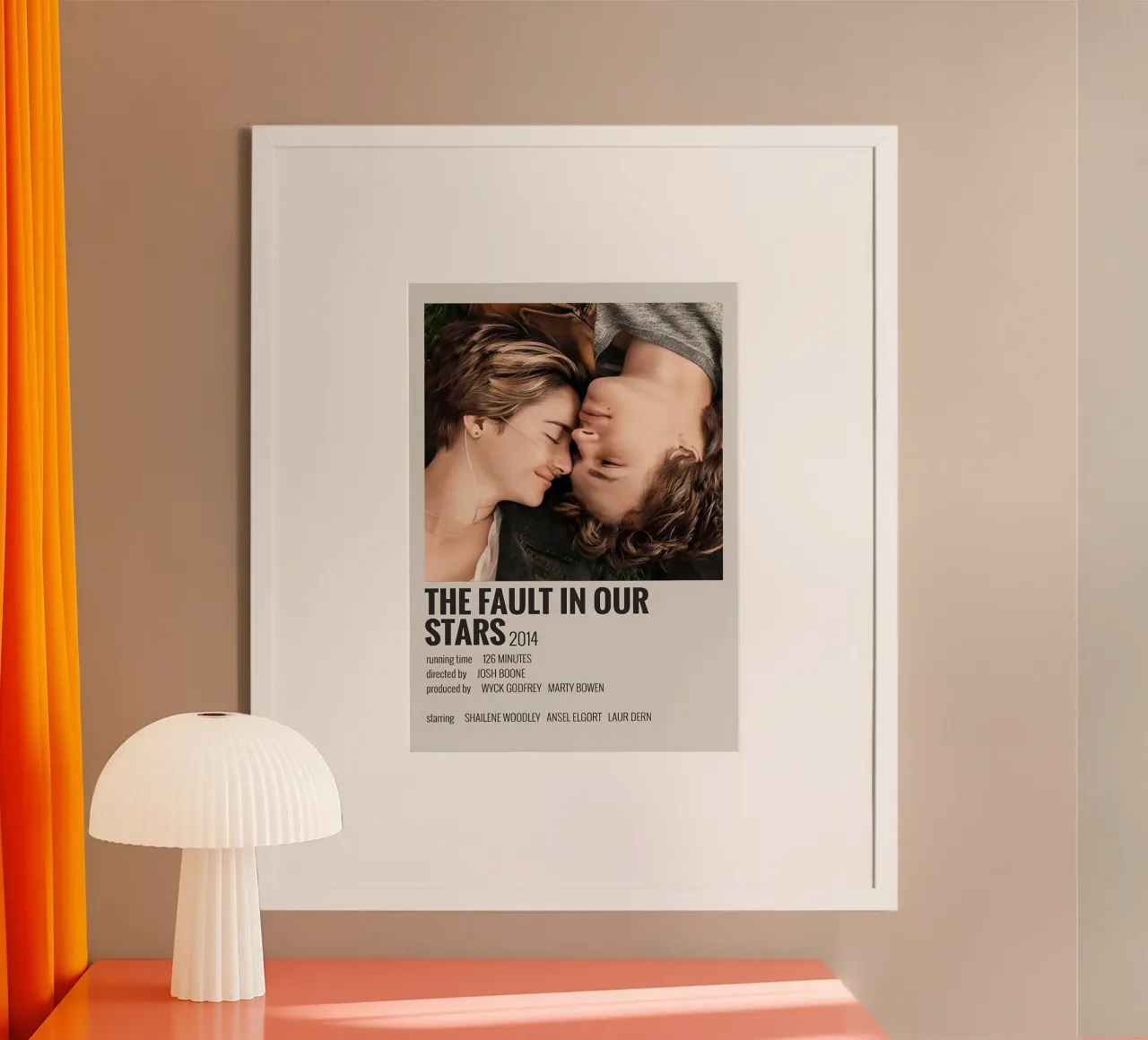 THE FAULT IN OUR STARS 2014 carta hahnemühle da MVFminimalist