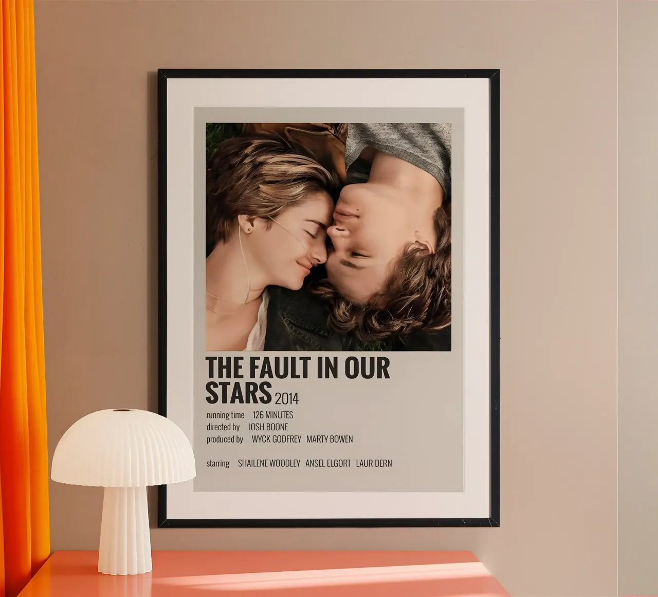 THE FAULT IN OUR STARS 2014 carta hahnemühle da MVFminimalist