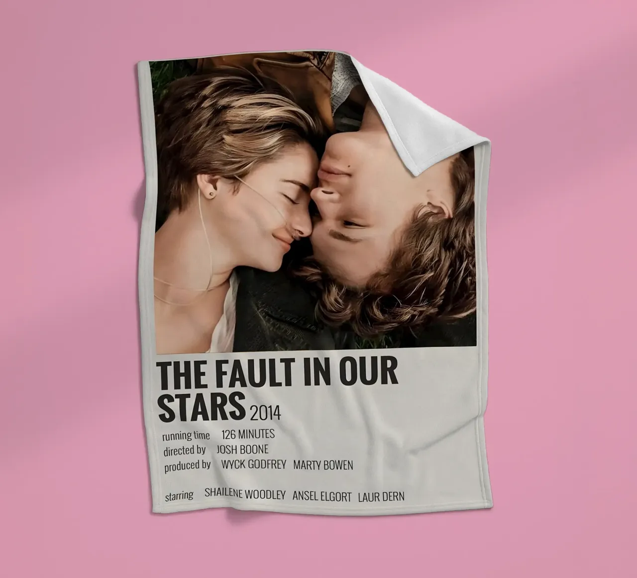 THE FAULT IN OUR STARS 2014 coperta in pile da MVFminimalist