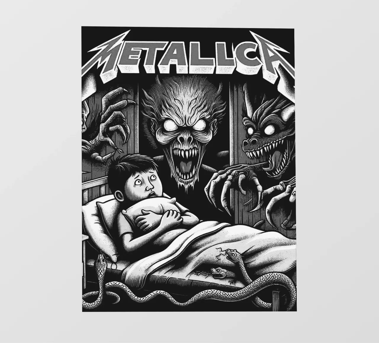 metallica band art pvc cover by vanhesling