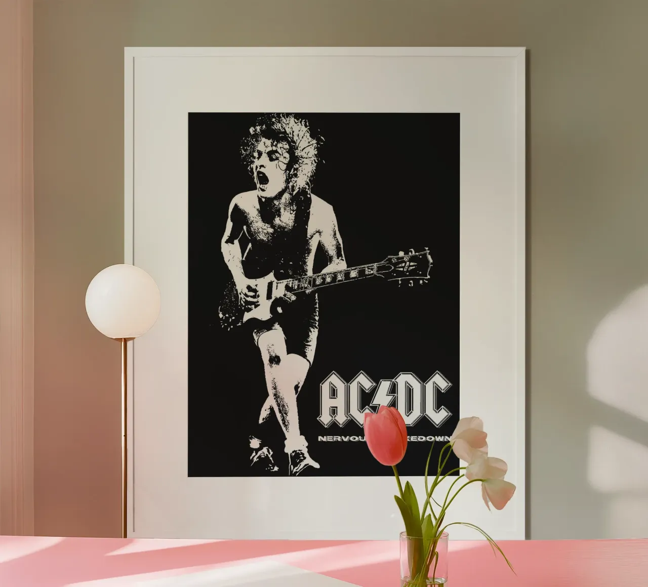 ac/dc band art Hahnemühle von vanhesling