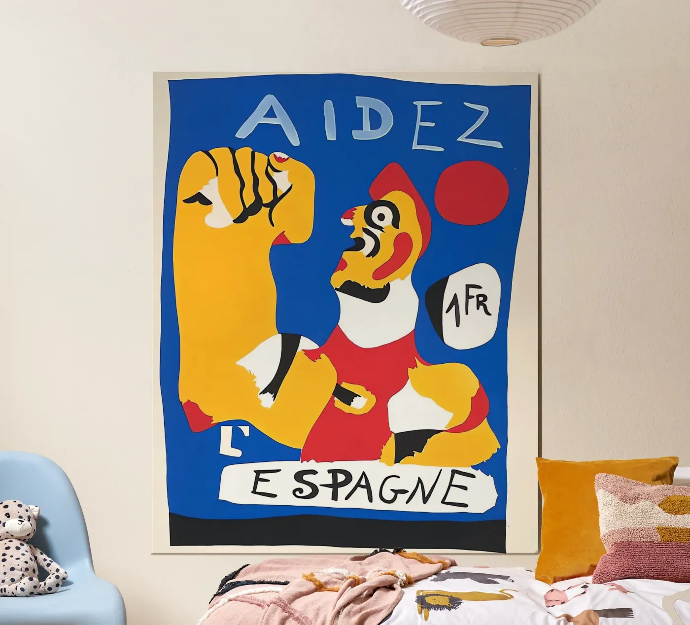 Help Spain poster by Narciso