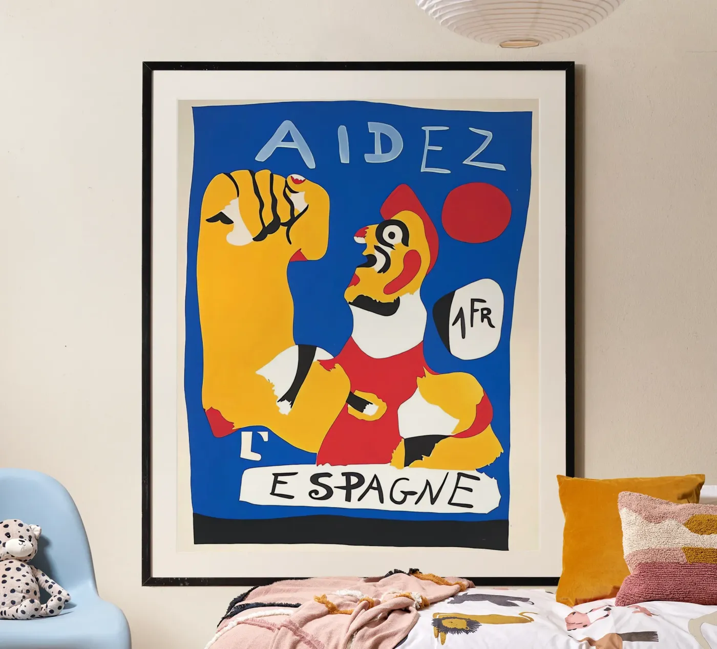 Help Spain poster by Narciso
