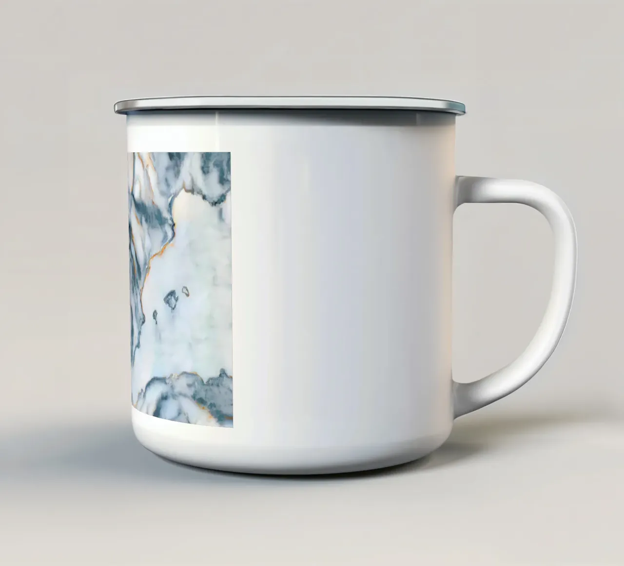 Spain Marble Map tazza in smalto da Octavian