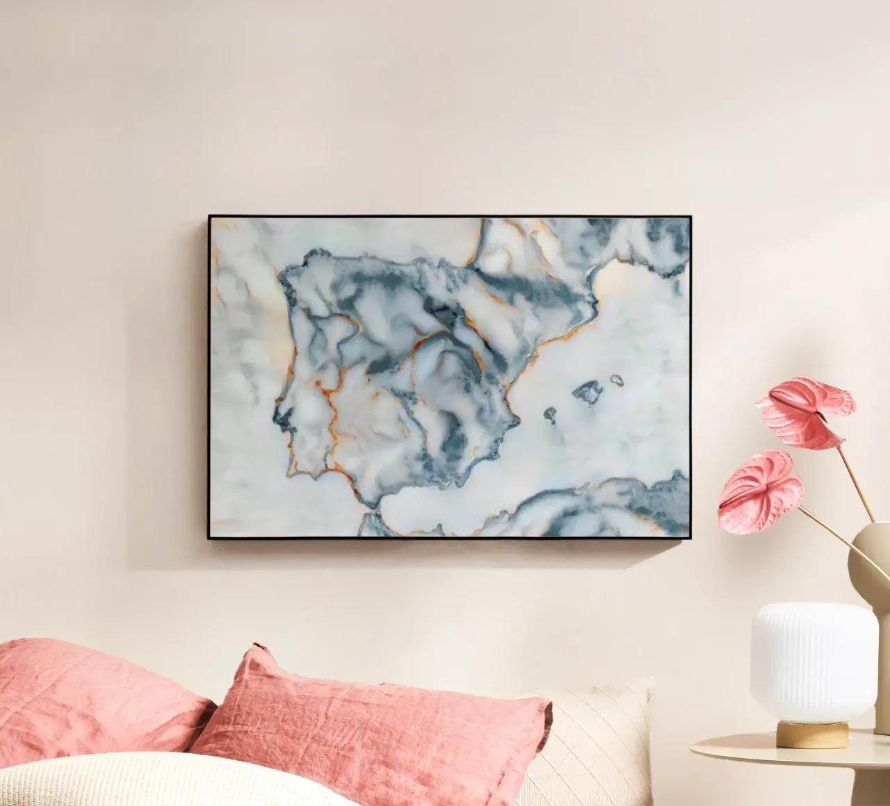 Spain Marble Map plexiglass da Octavian