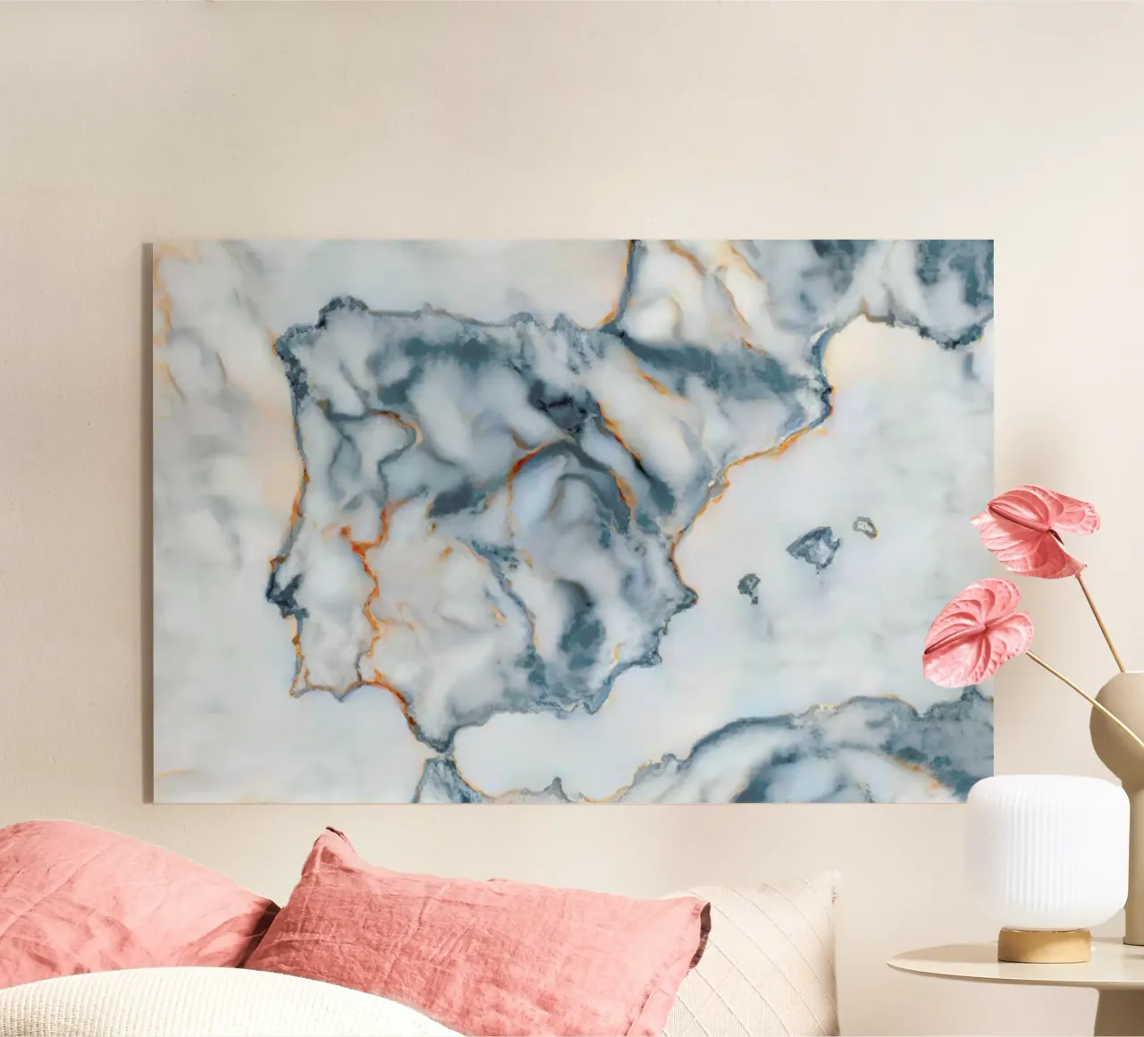 Spain Marble Map plexiglass da Octavian