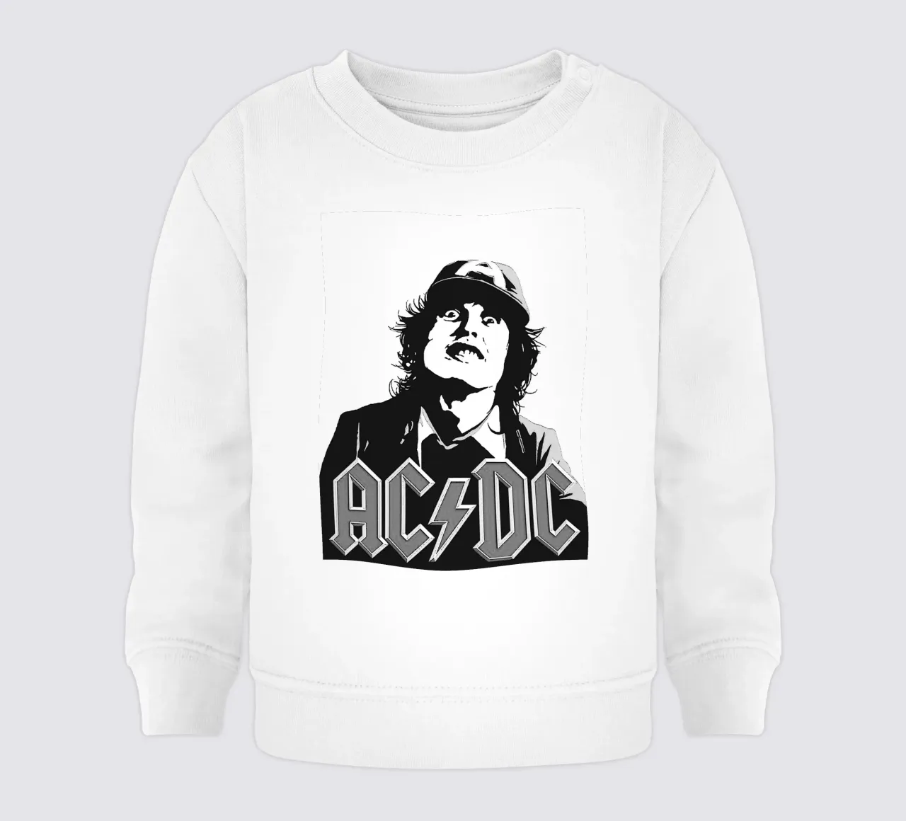 AC/DC band art baby sweatshirt by vanhesling