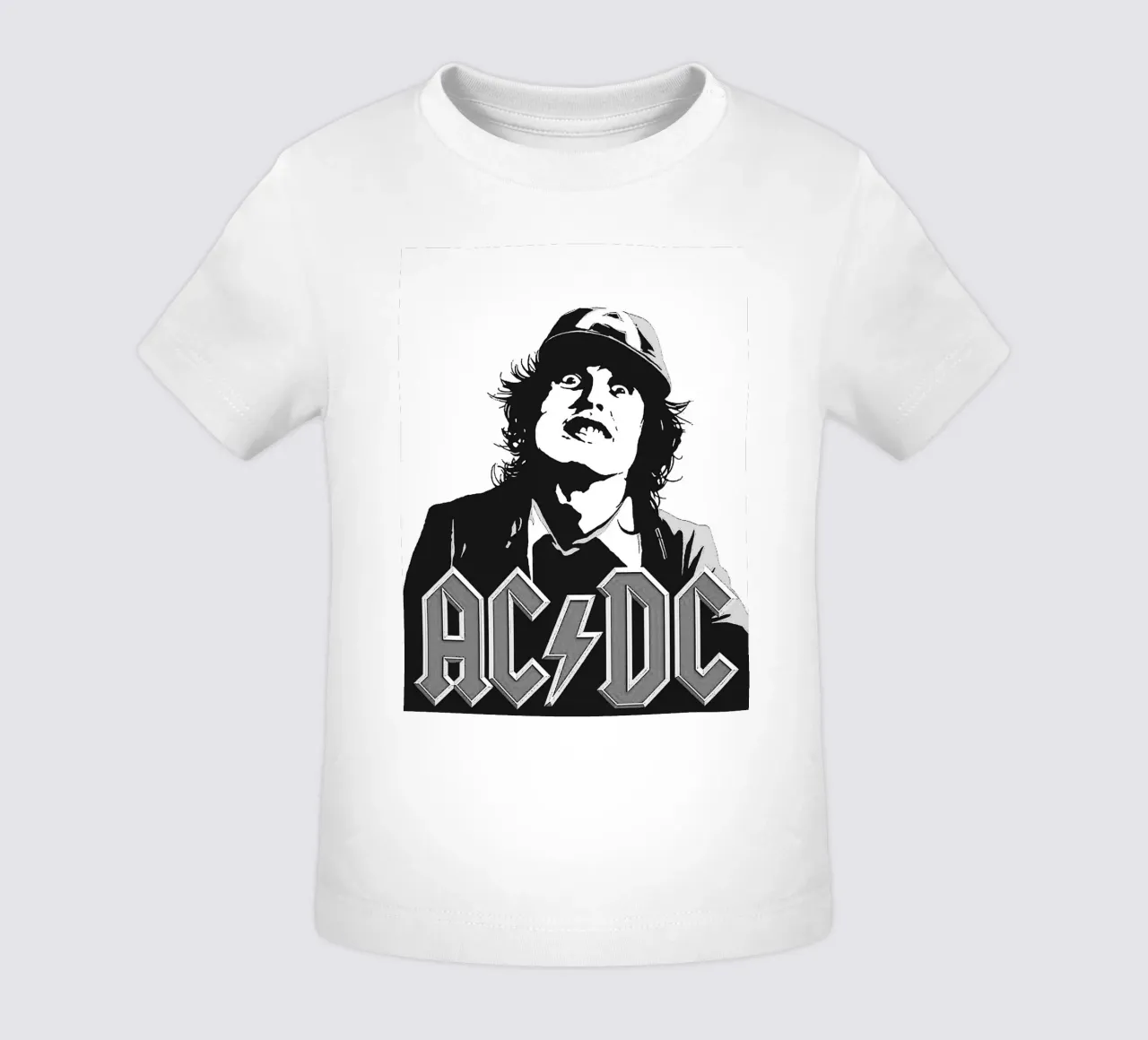 AC/DC band art baby t-shirt by vanhesling