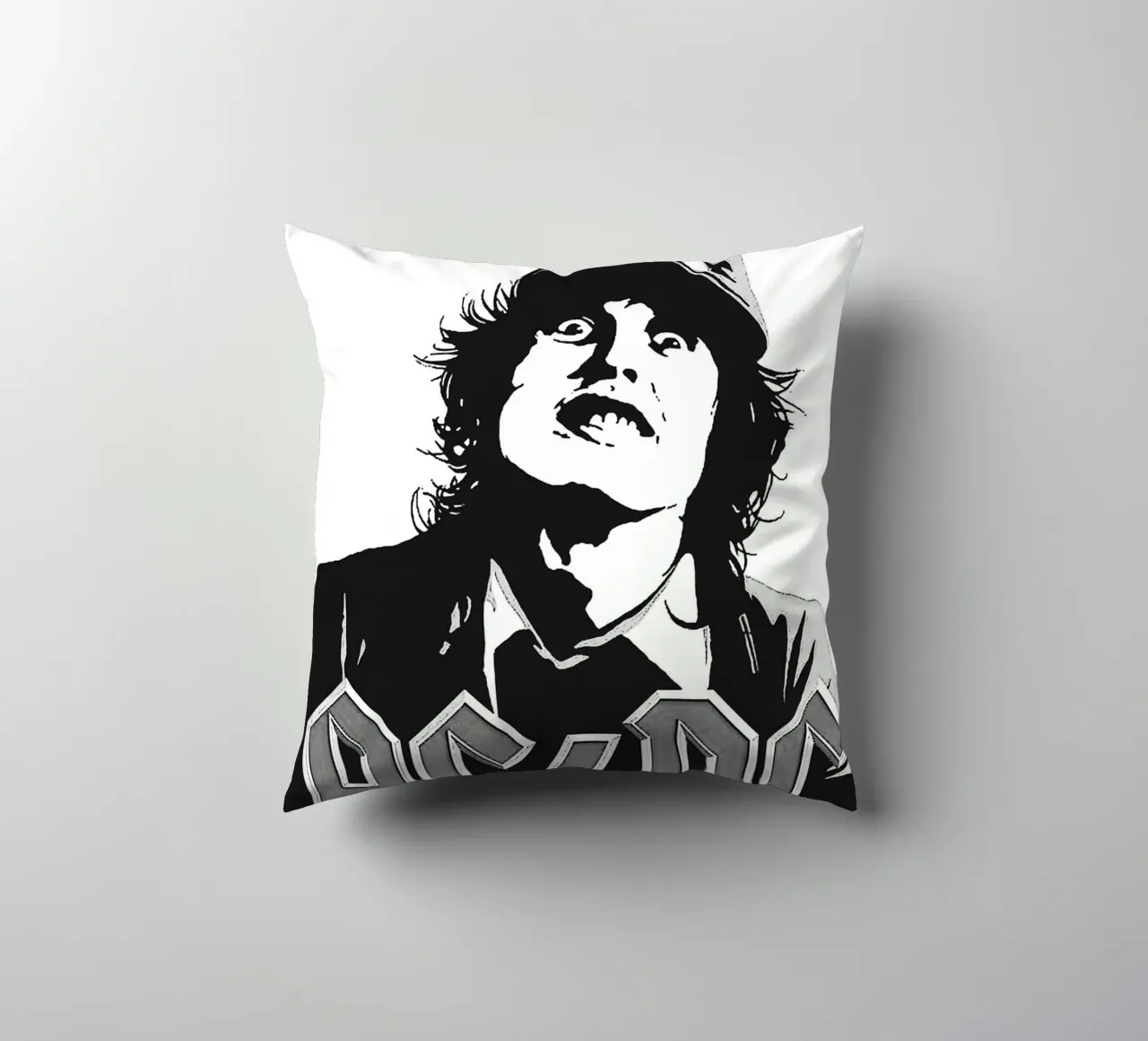 AC/DC band art decorative cushion by vanhesling