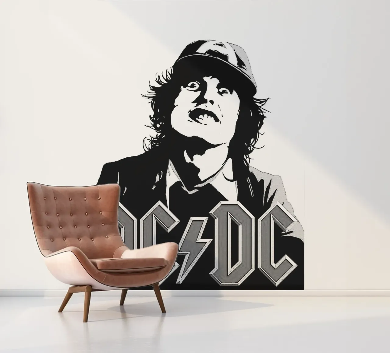 AC/DC band art photo wallpaper by vanhesling