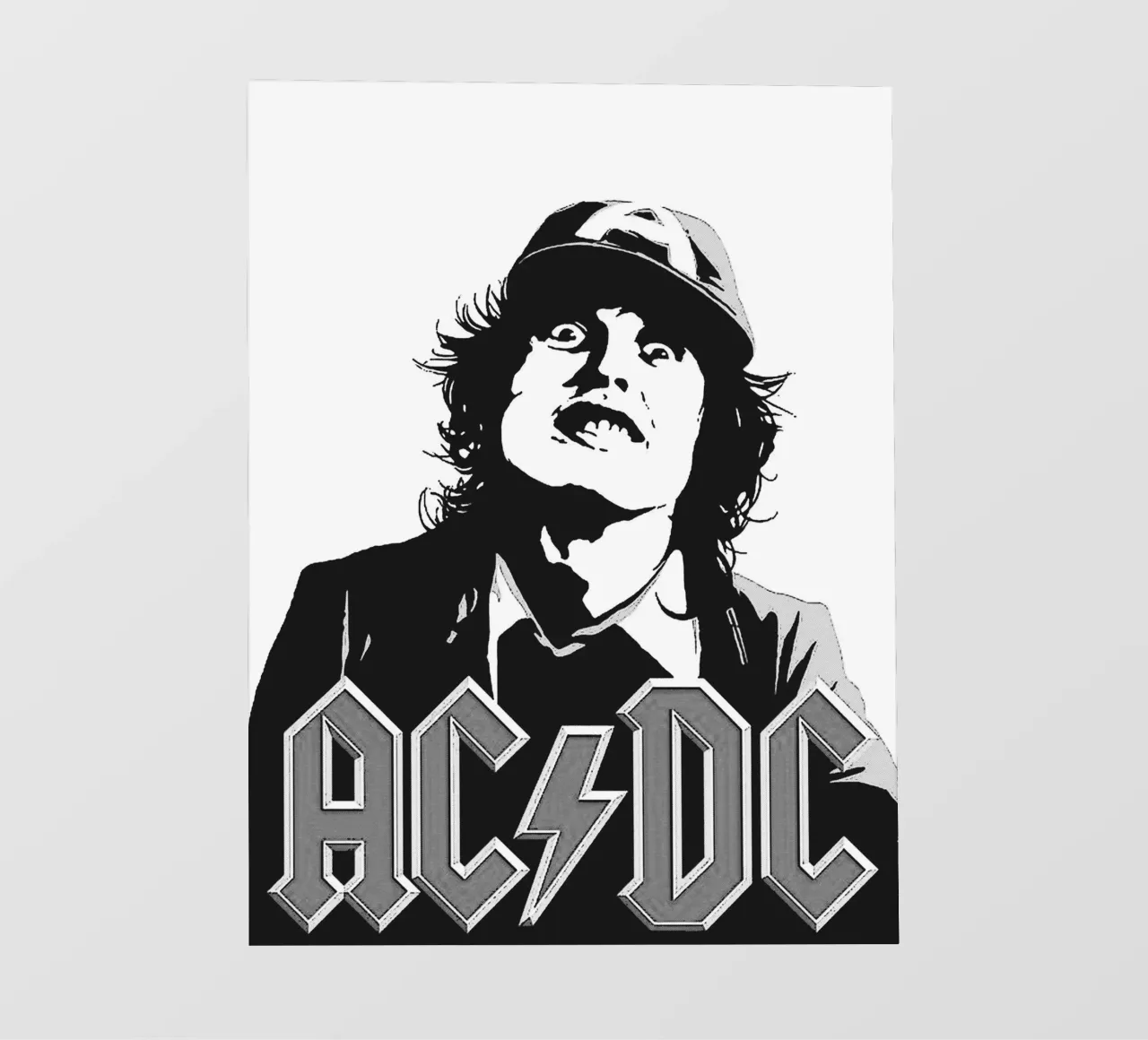 AC/DC band art photo wallpaper by vanhesling