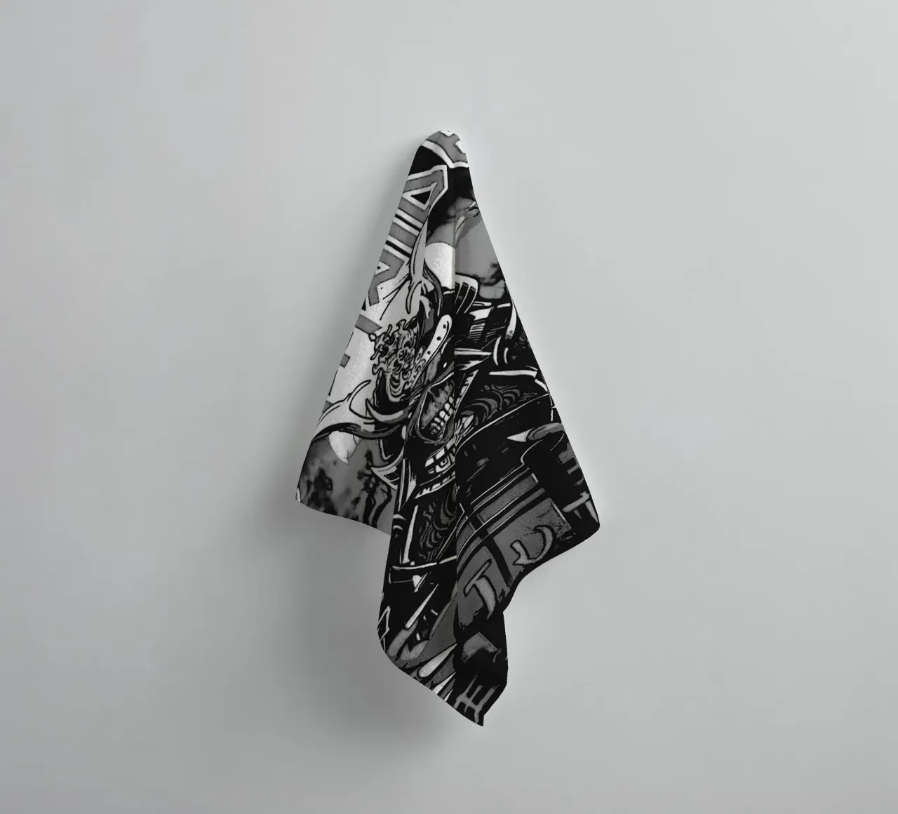 iron maiden band art towel by vanhesling