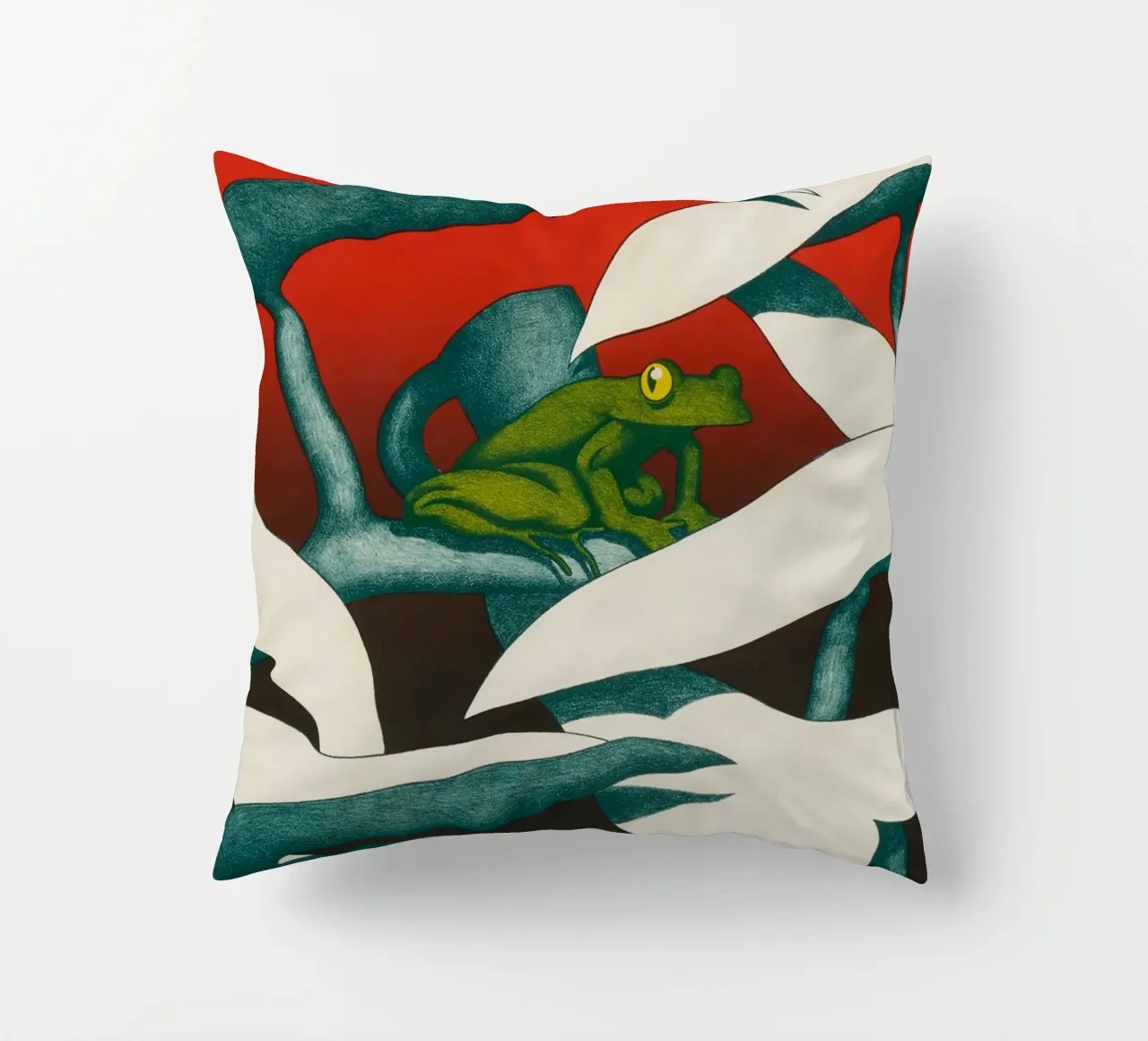 Coppa Ken Price Jivaroland Frog cuscino da Marcobarshop