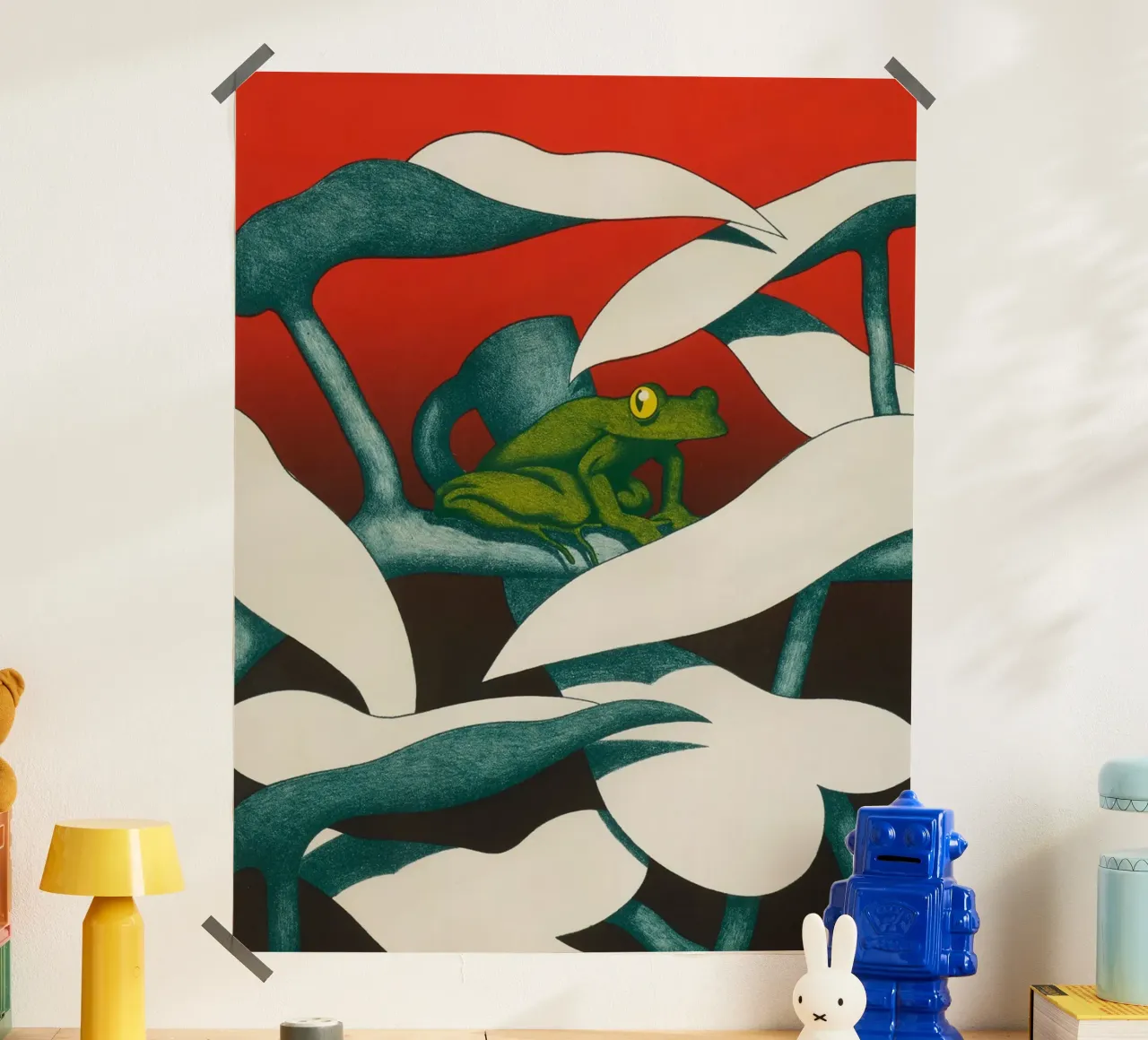 Coppa Ken Price Jivaroland Frog poster da Marcobarshop