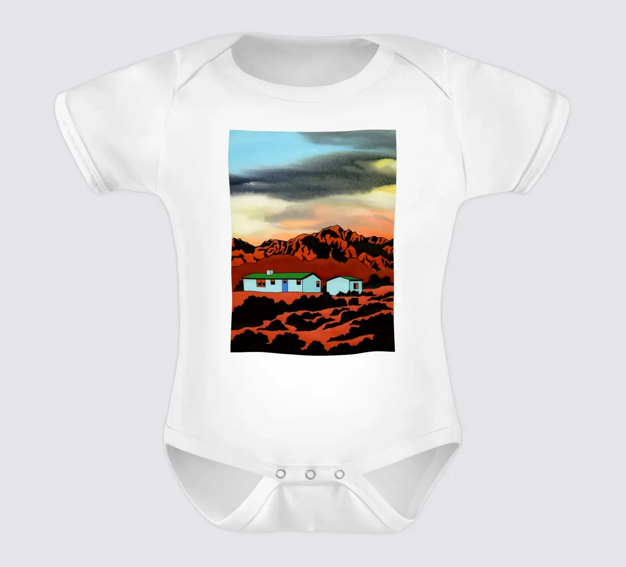 Ken Price Vivere nel fango body neonato maniche corte da Marcobarshop