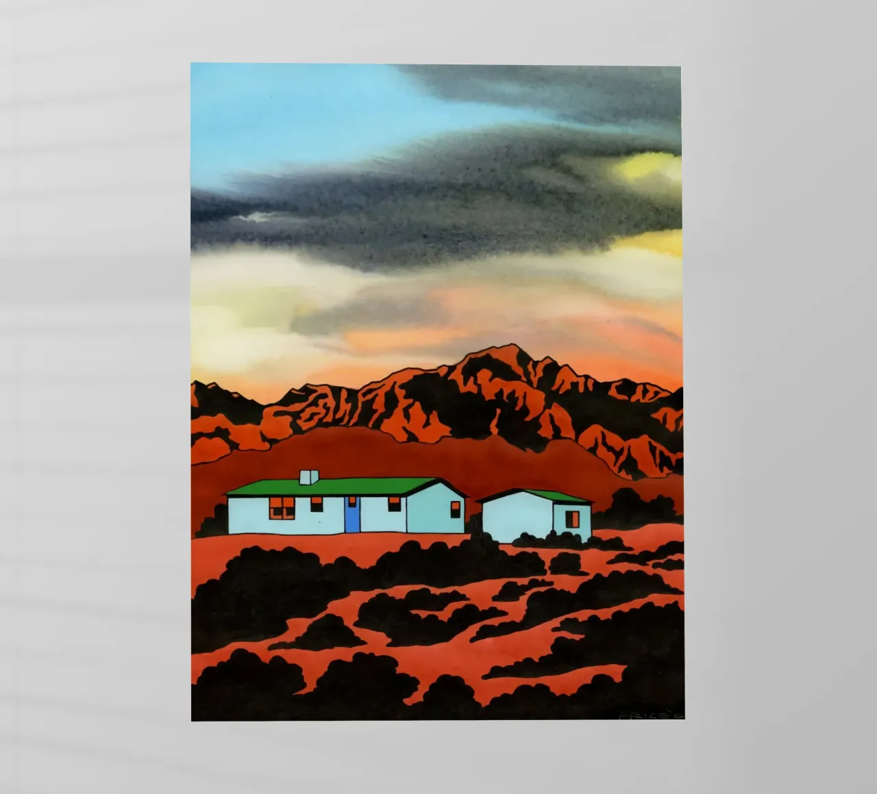 Ken Price Vivere nel fango pellicola backlit da Marcobarshop