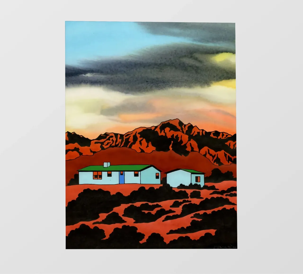 Ken Price Vivere nel fango pellicola backlit da Marcobarshop