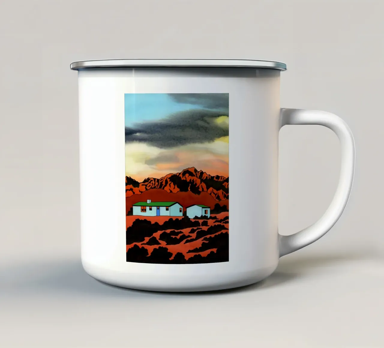 Ken Price Vivere nel fango tazza in smalto da Marcobarshop