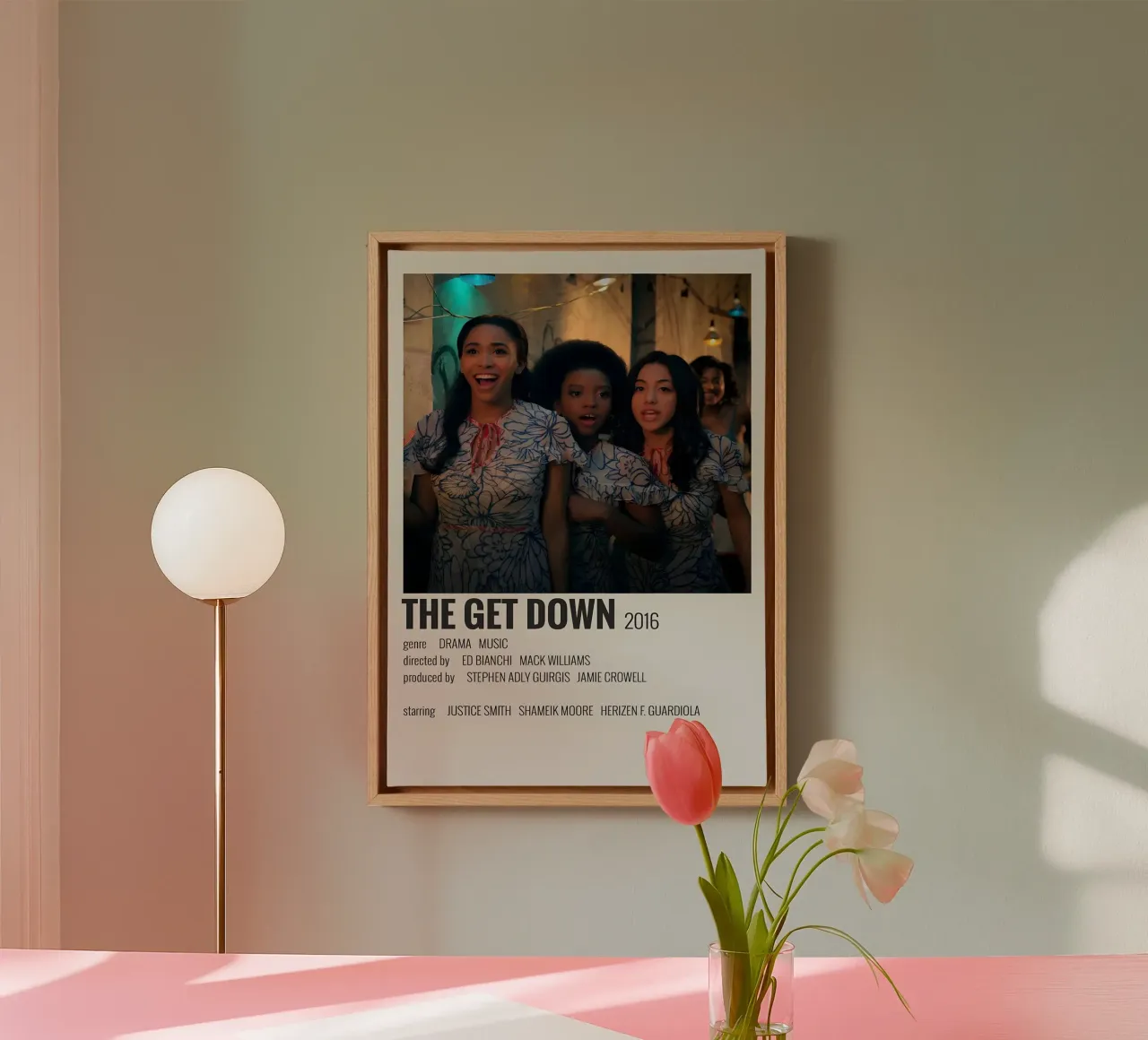 THE GET DOWN 2016 tela con Cornice a cassetta da MVFminimalist