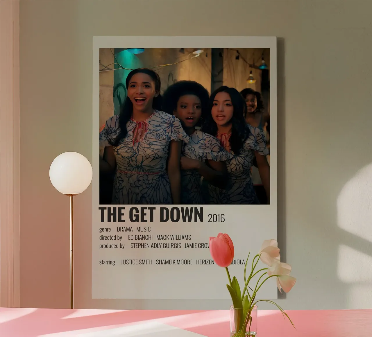 THE GET DOWN 2016 tela con Cornice a cassetta da MVFminimalist