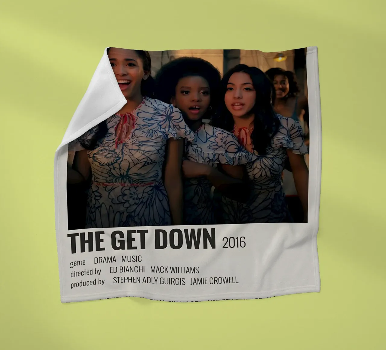 THE GET DOWN 2016 coperta in pile da MVFminimalist