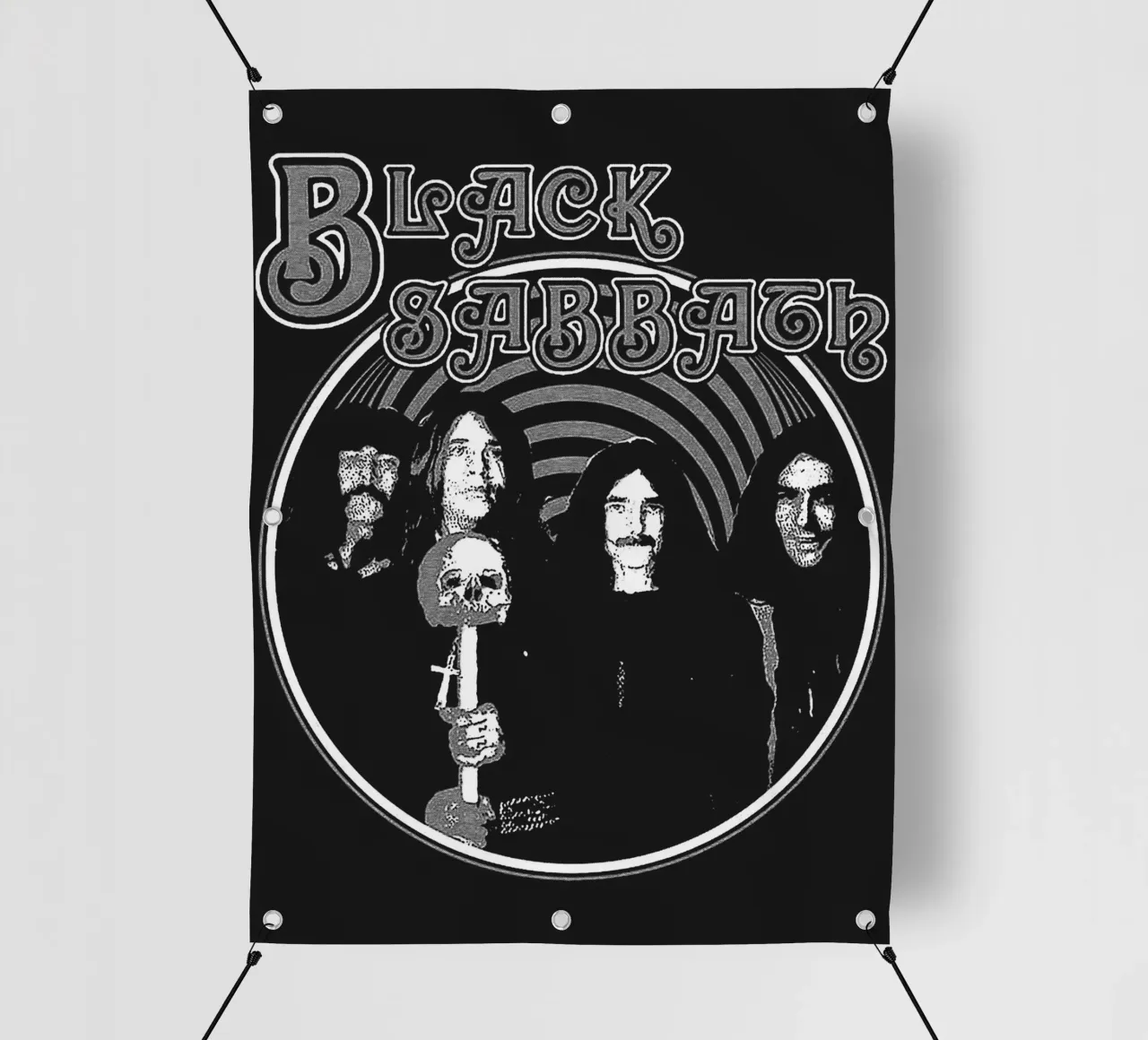 arte della band dei black sabbath telo in pvc da vanhesling