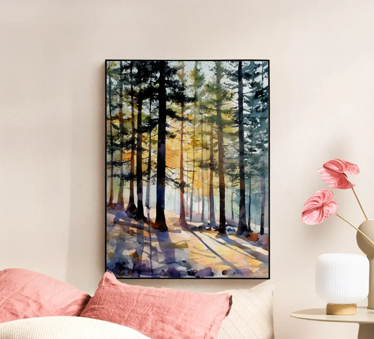 Foresta Lightfall plexiglass da Louise Wilder Studio