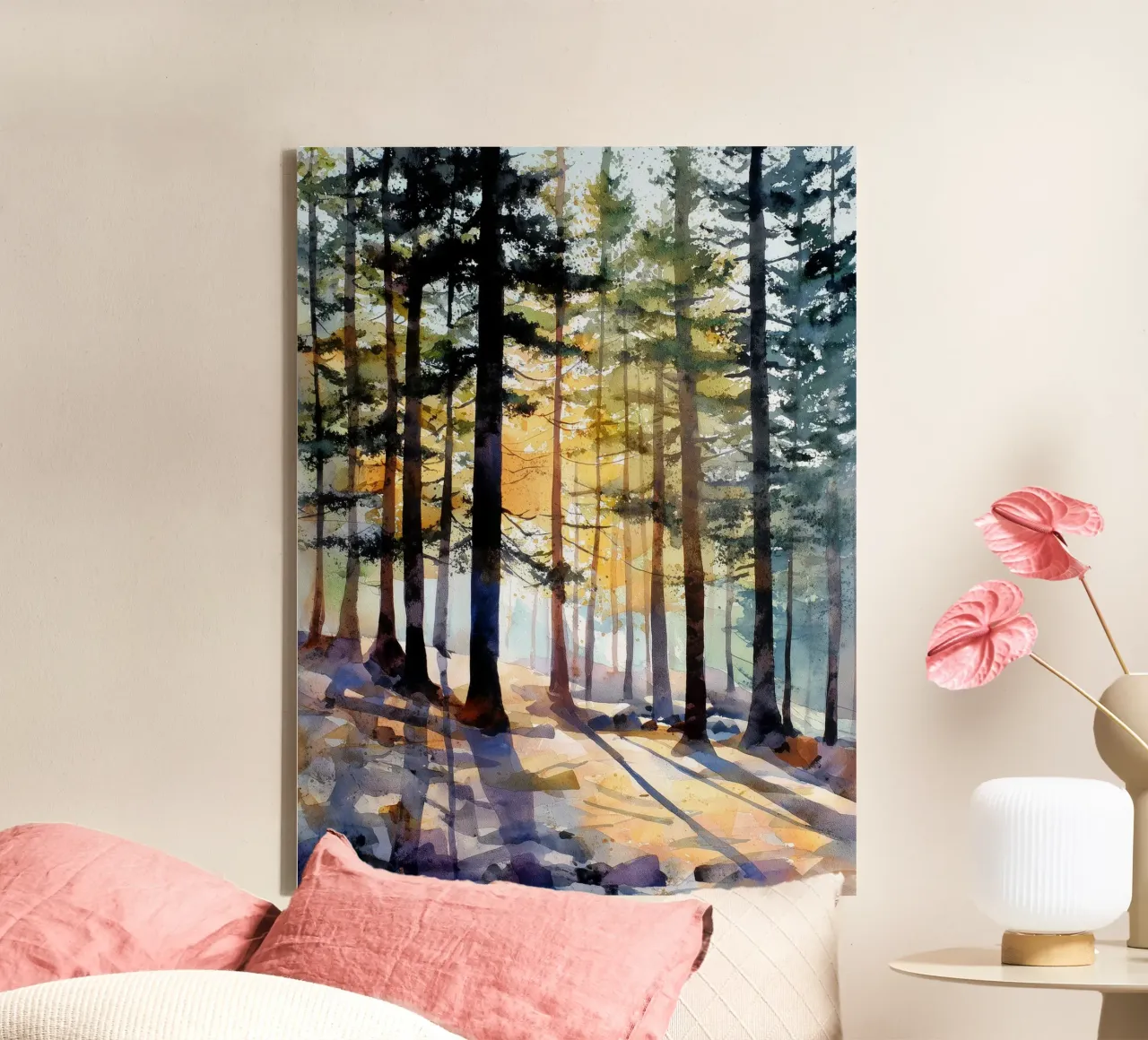 Foresta Lightfall tela da Louise Wilder Studio