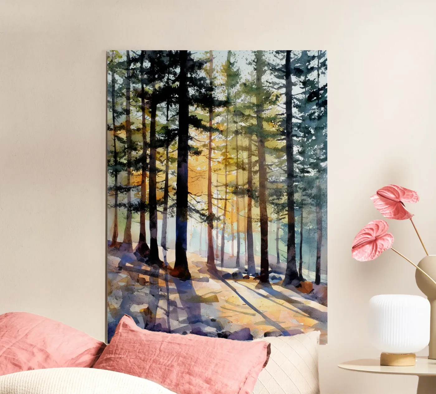 Forest Lightfall poster by Louise Wilder Studio