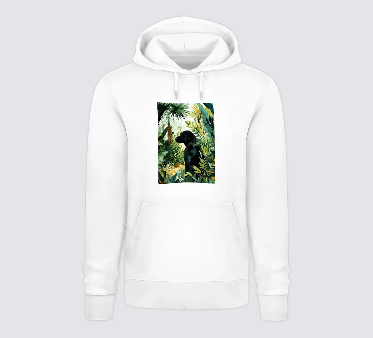 Cane tropicale felpa con cappuccio da Justyna Jaszke JBJart