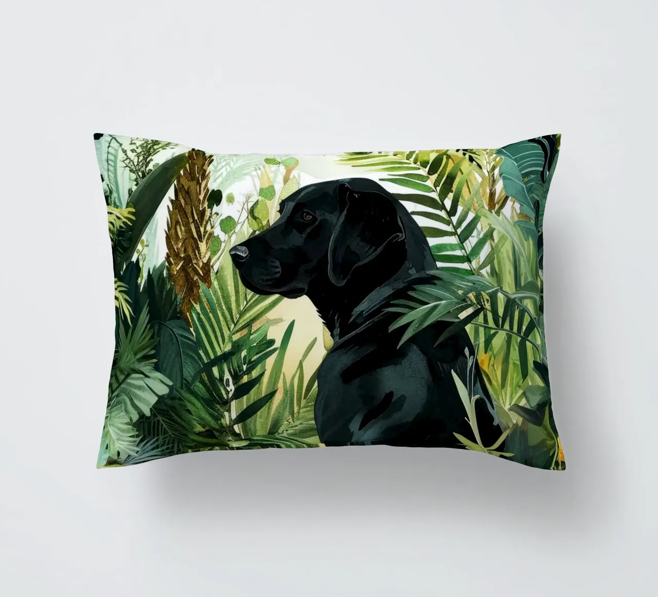 Cane tropicale cuscino da Justyna Jaszke JBJart