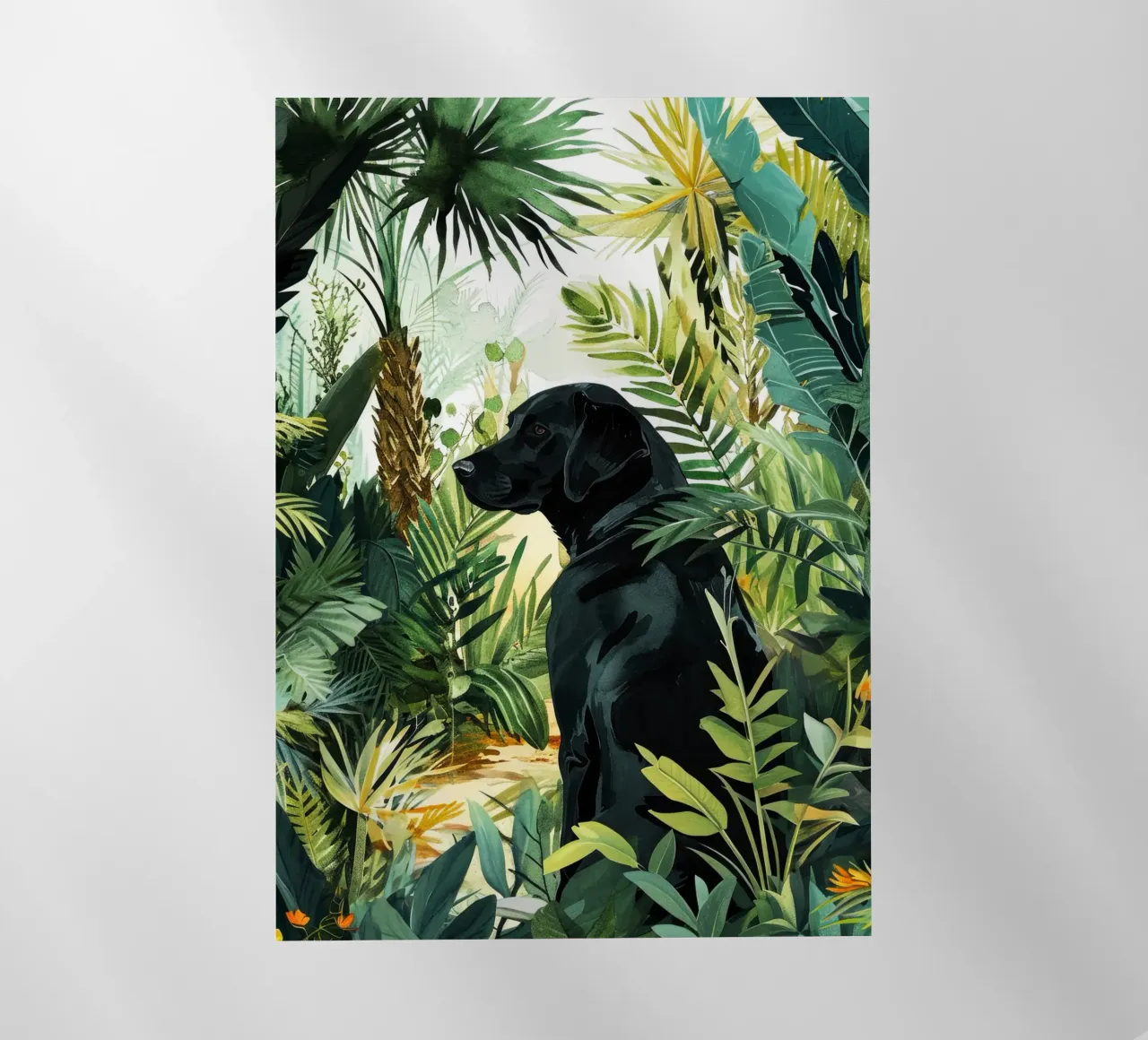 Cane tropicale pellicola backlit da Justyna Jaszke JBJart