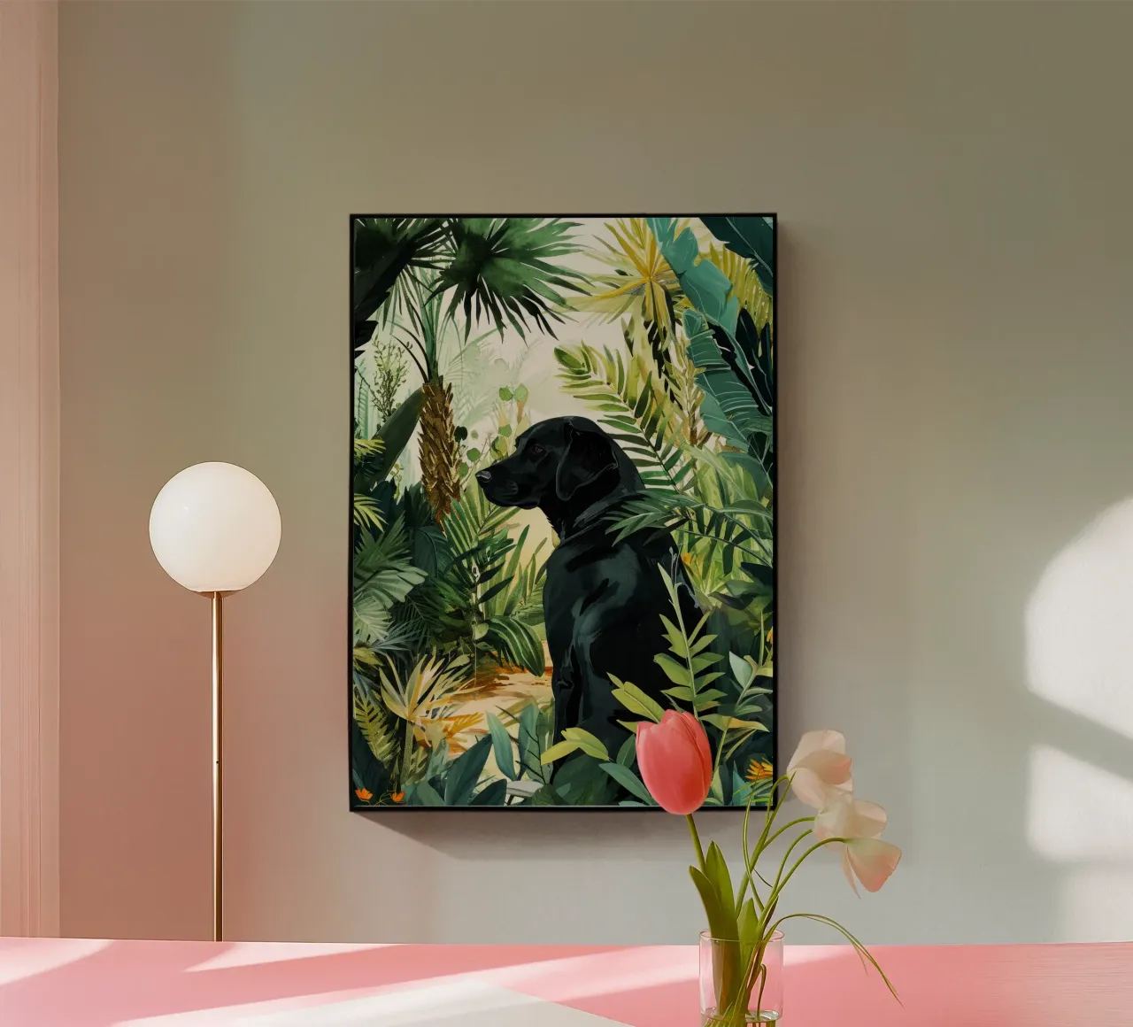 Cane tropicale plexiglass da Justyna Jaszke JBJart