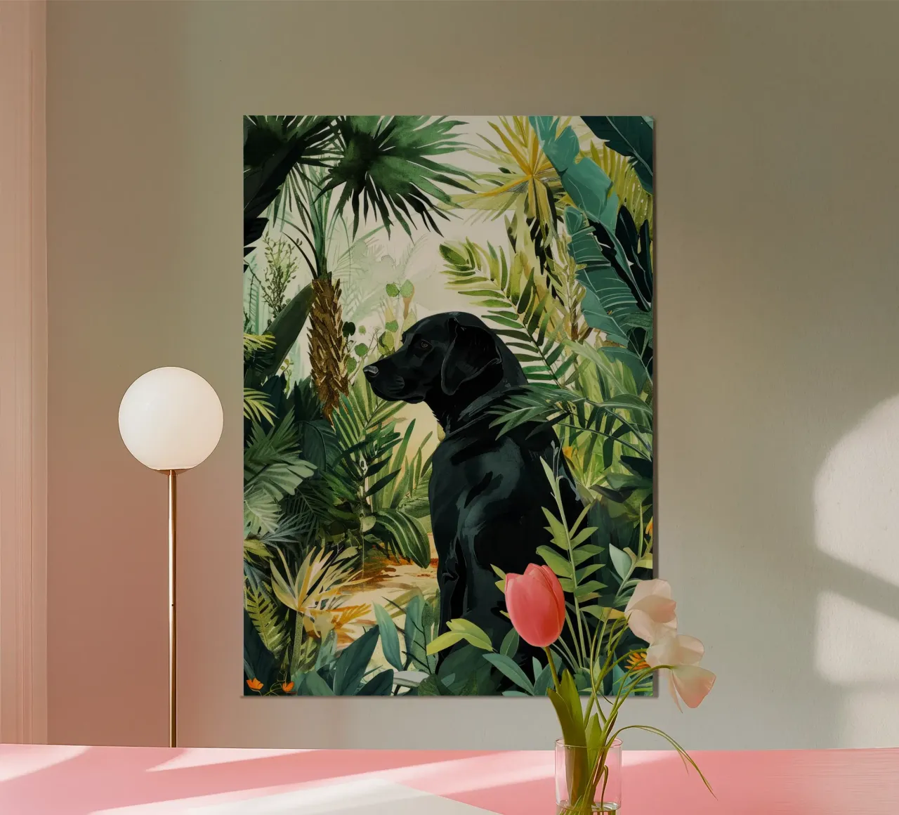 Cane tropicale carta hahnemühle da Justyna Jaszke JBJart