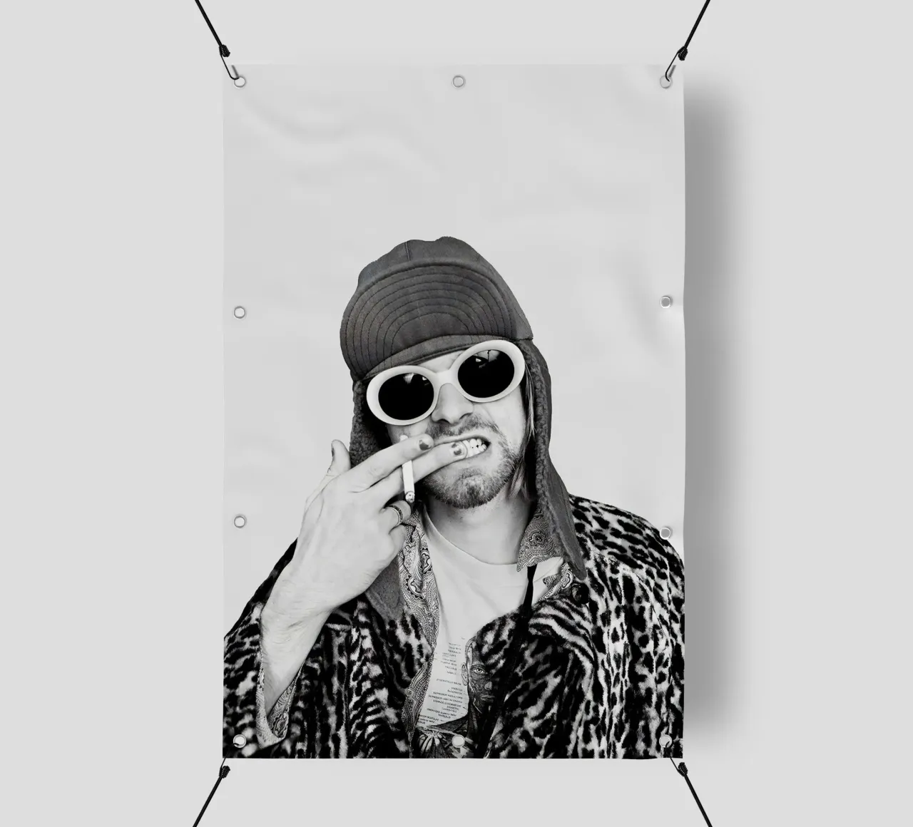 Kurt Cobain and Cigarette telo in pvc da nicol shop