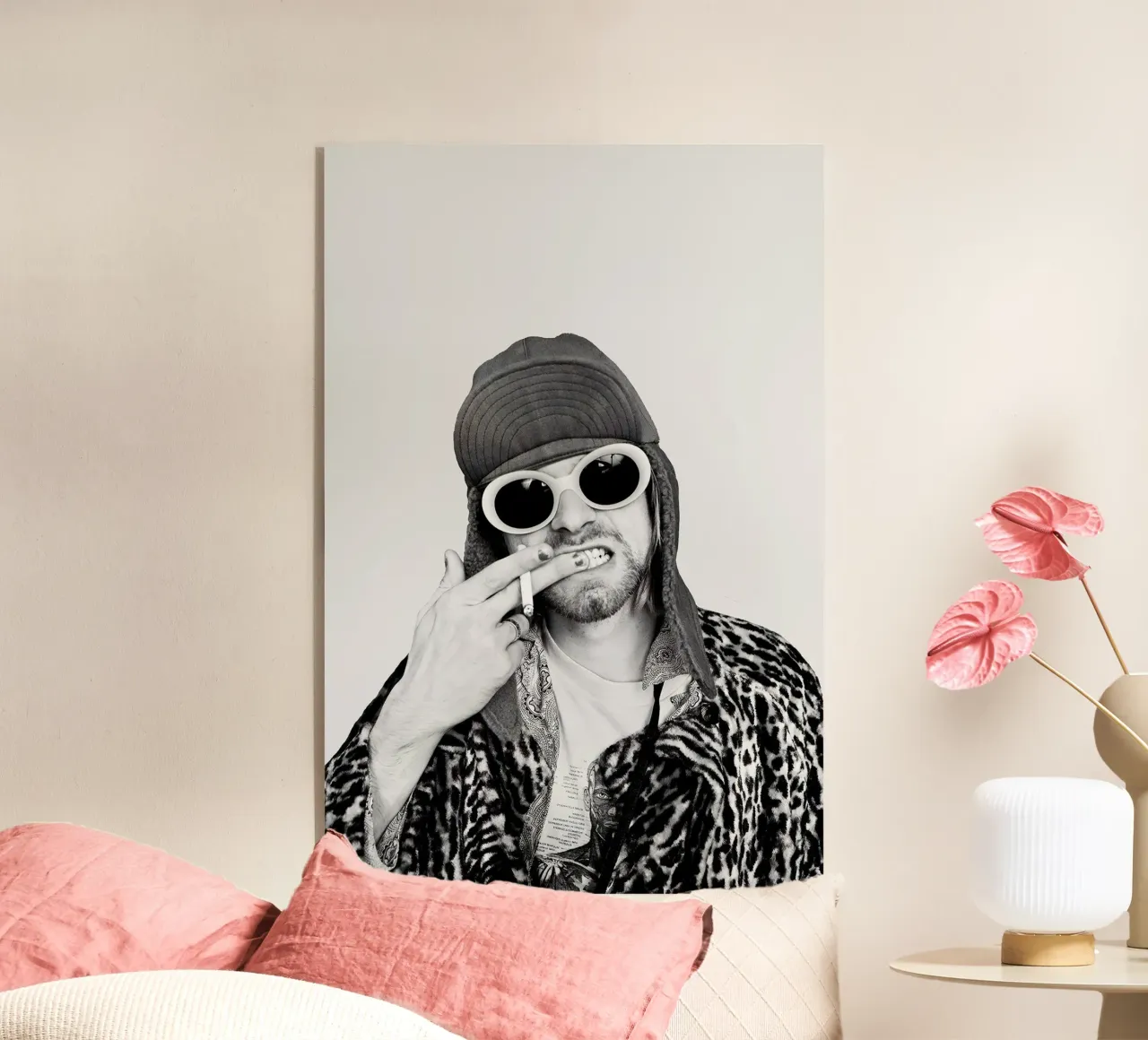 Kurt Cobain and Cigarette plexiglass da nicol shop