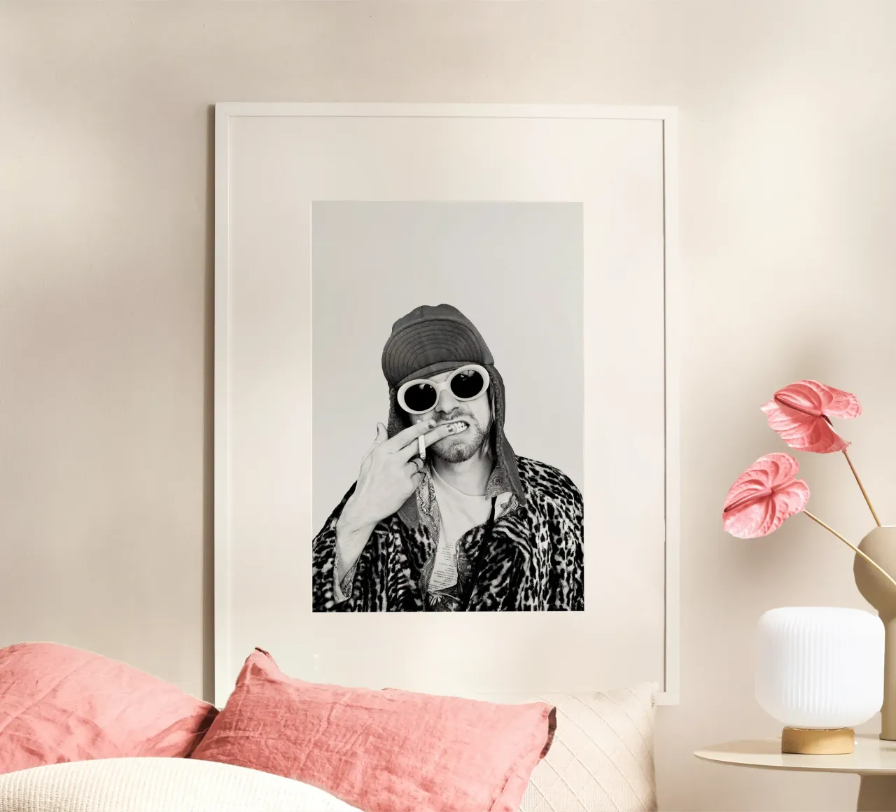 Kurt Cobain and Cigarette carta hahnemühle da nicol shop