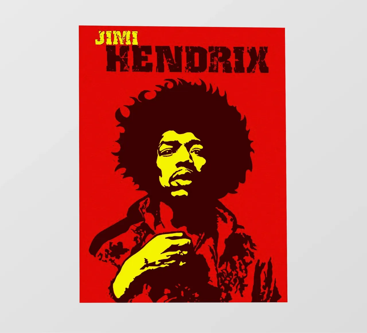jimi hendrix pellicola backlit da vanhesling
