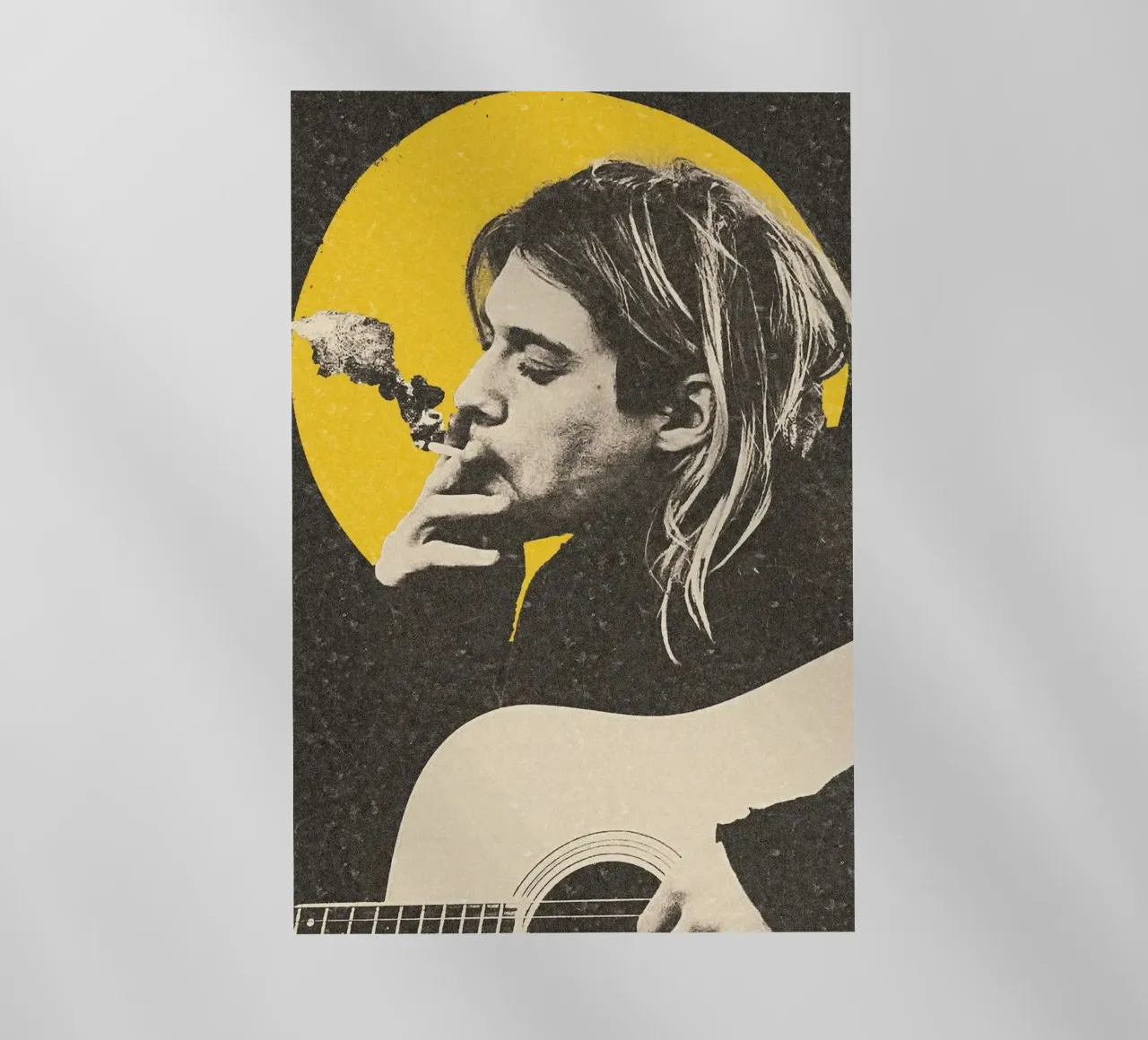 Kurt Cobain art pellicola backlit da nicol shop