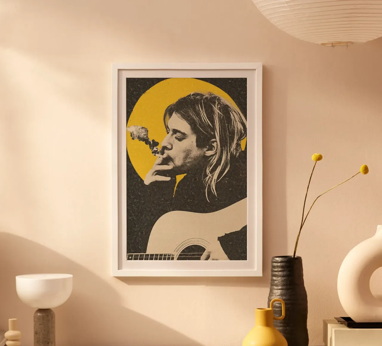Kurt Cobain art poster da nicol shop